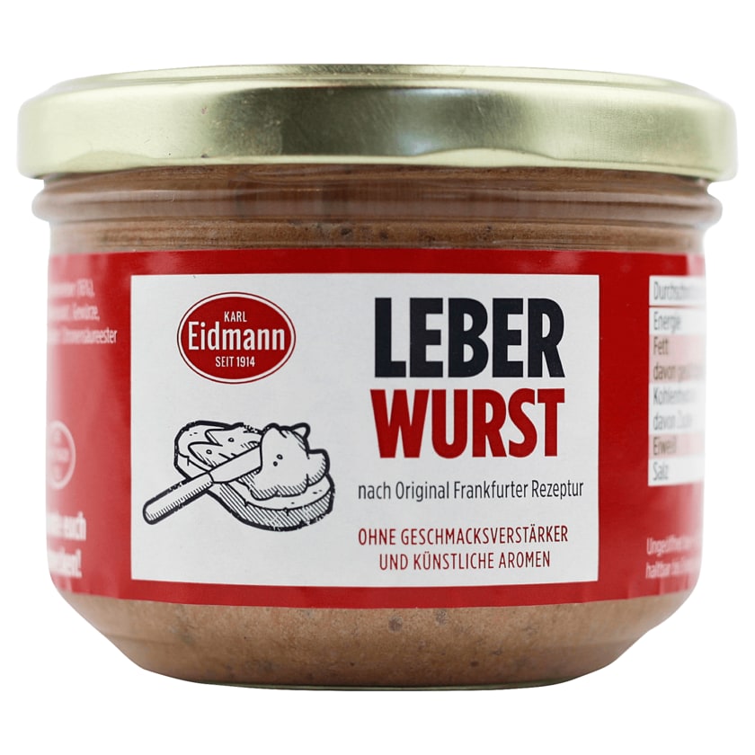 Eidmann Frankfurter Leberwurst im Glas 200g